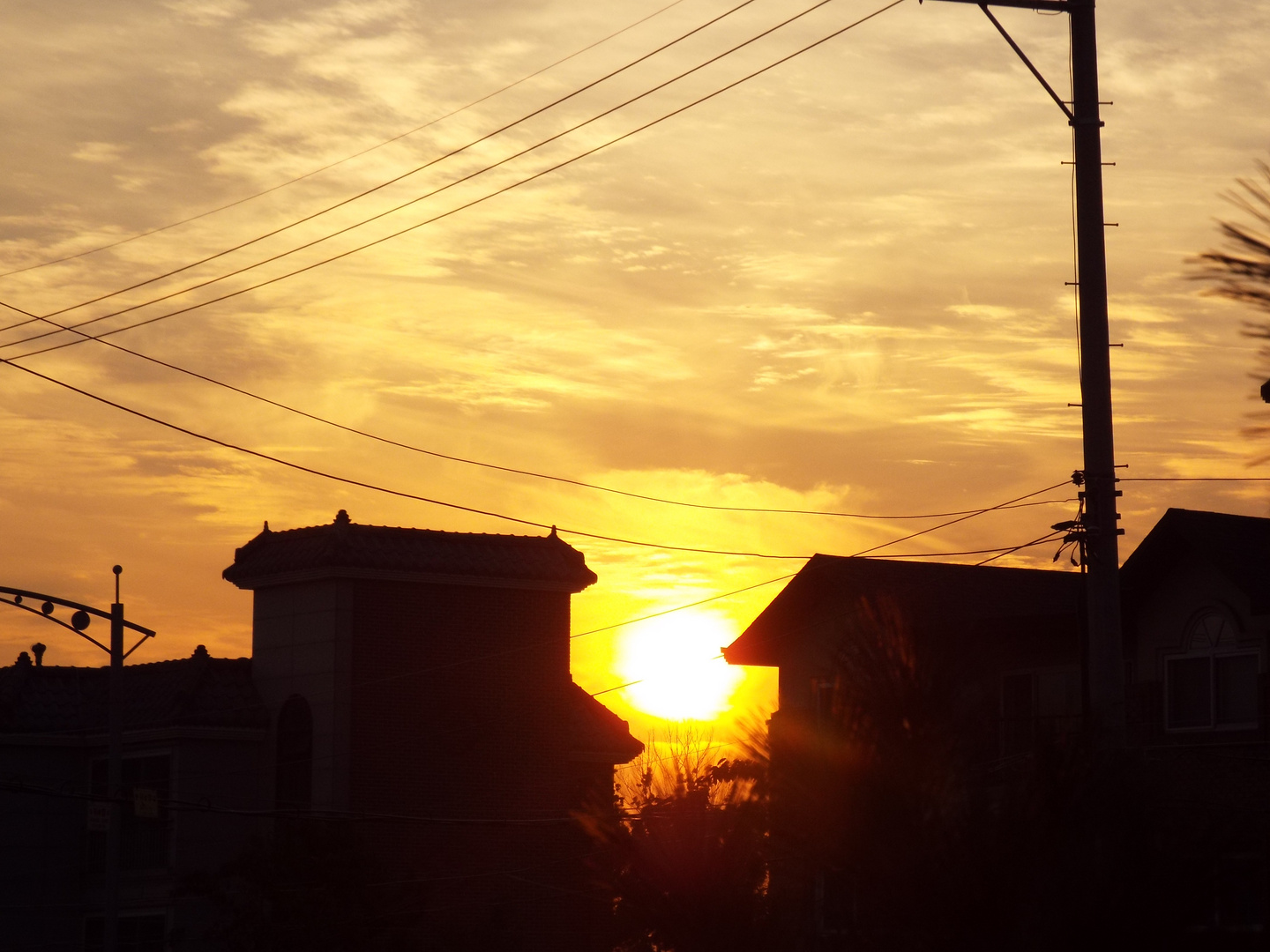 South Korea sunset