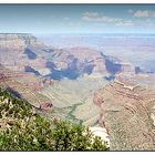 South Rim View in den Canyon - Grand Canyon N.P., Arizona; USA