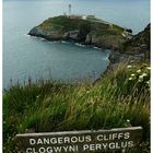 South Stack island and lighthouse