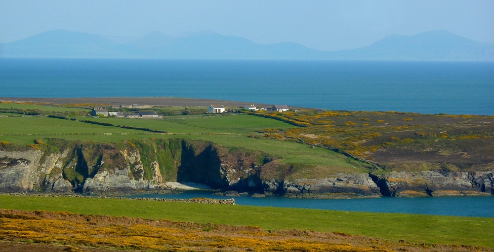 South Stack view towards Snowdonia