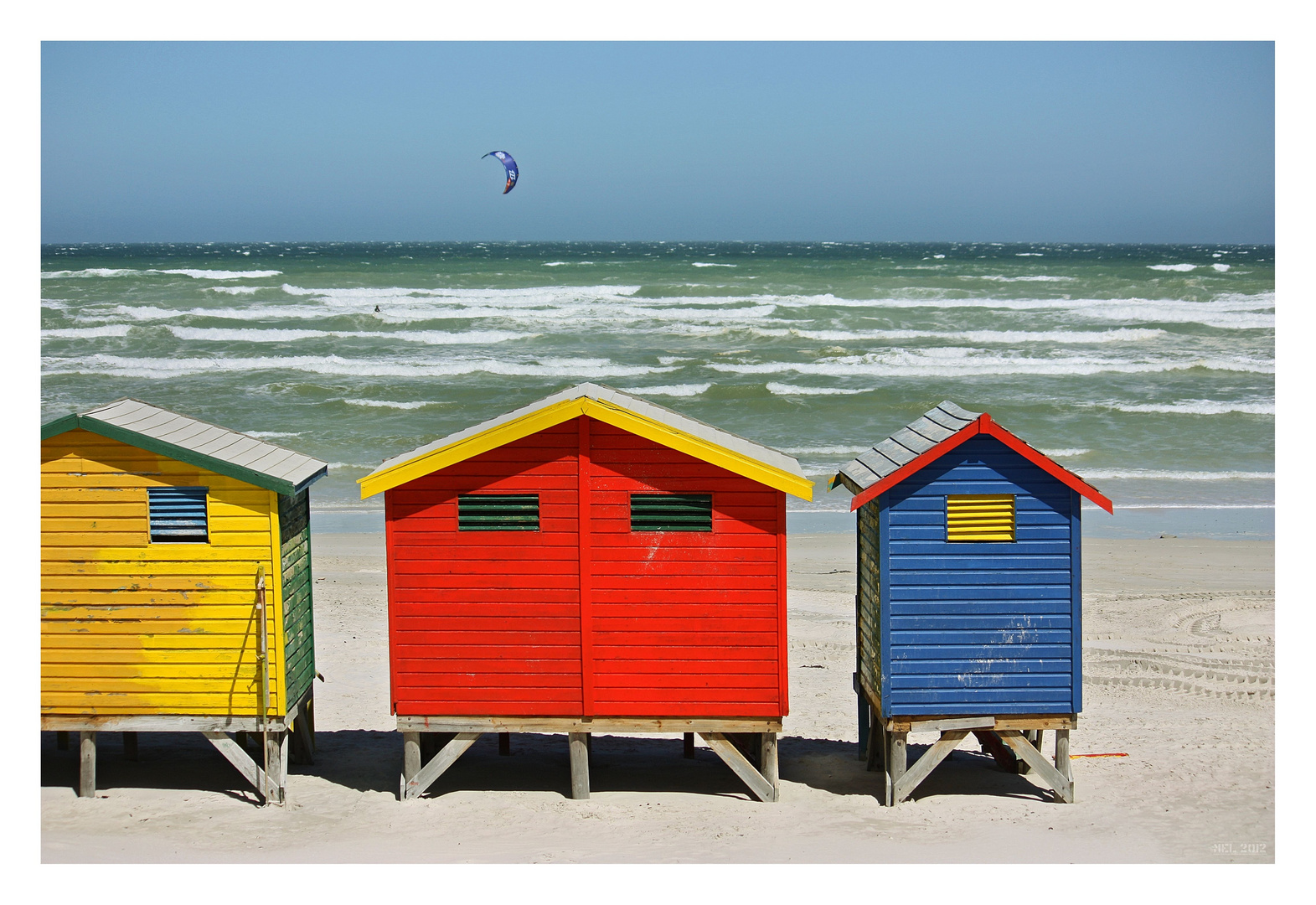 [southafrica] ... muizenberg beach huts I