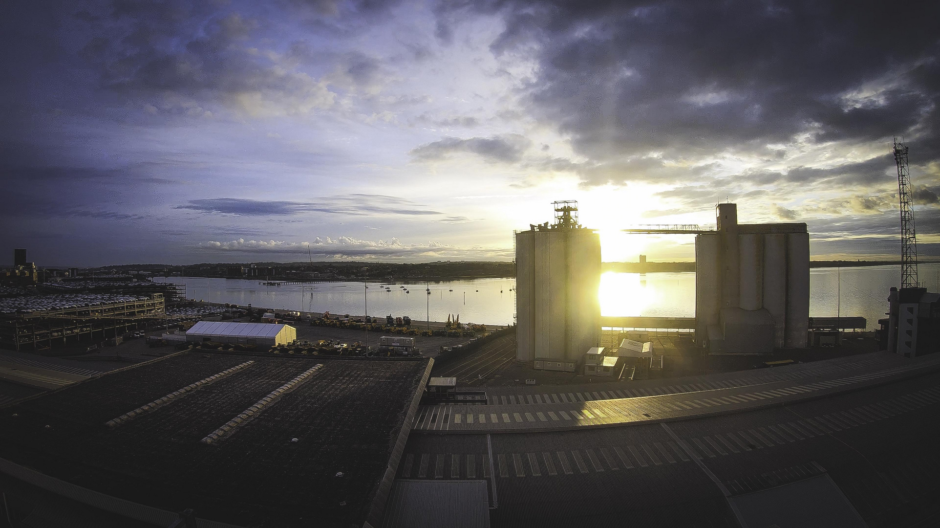 Southampton Habour - Kreuzfahrt Ausblick