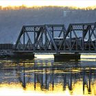 Southbound Amtrak Empire Service Train on Spuyten Duyvil Swing-Bridge