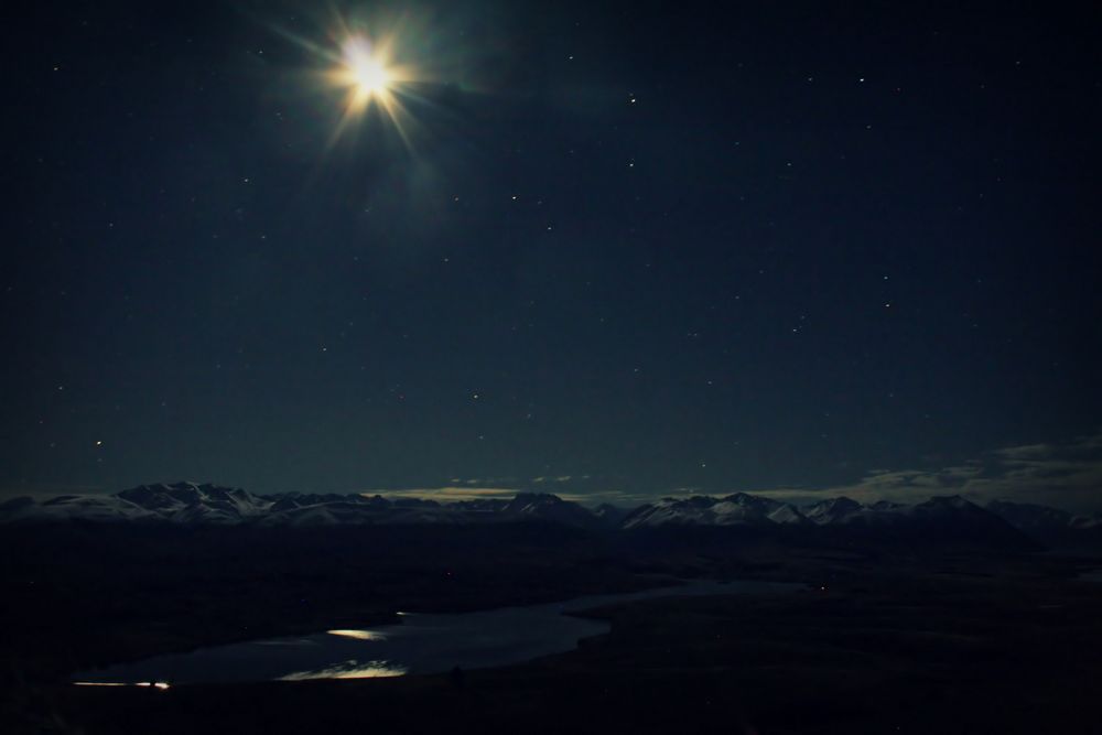 Southern Alps by Night von Salvatore P.