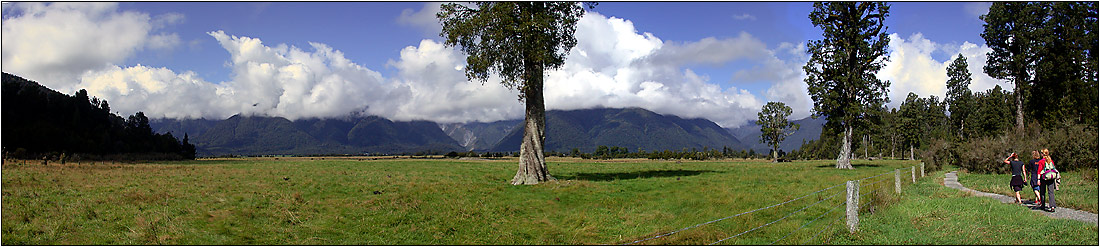 Southern Alps near Lake Matheson