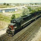 Southern Pacific Güterzug auf dem Weg nach Provo, Utah