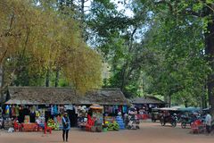 Souvenir market in Angkor Thom