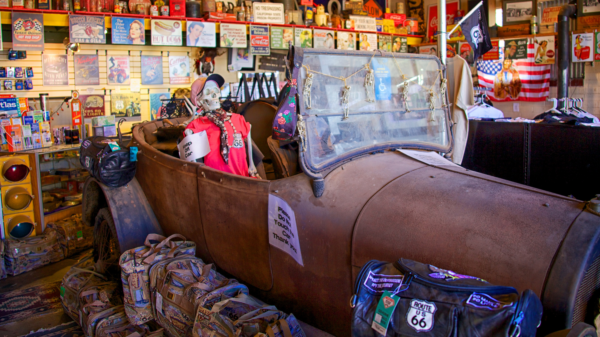 Souvenir-Shop in Seligman at Route 66