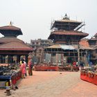 Souvenirstände auf dem Durbar Square in Patan