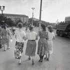 Sowjetisches Jugend. Sowjetplatz. Sowjetbezierk der Stadt Kazan. Sowjetunion. 1984.