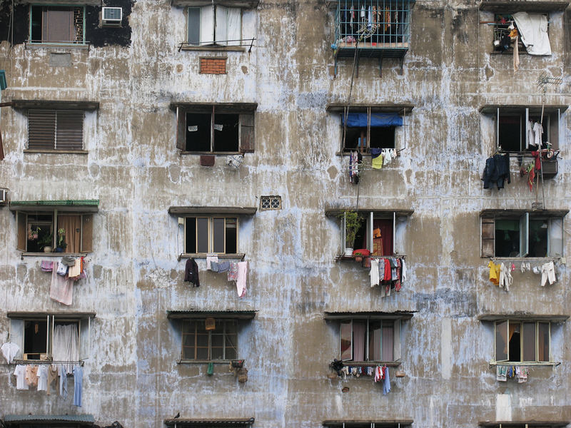 Sozialer Wohnungsbau in Saigon