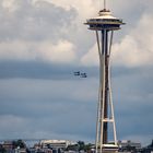 Space Needle and Blue Angels