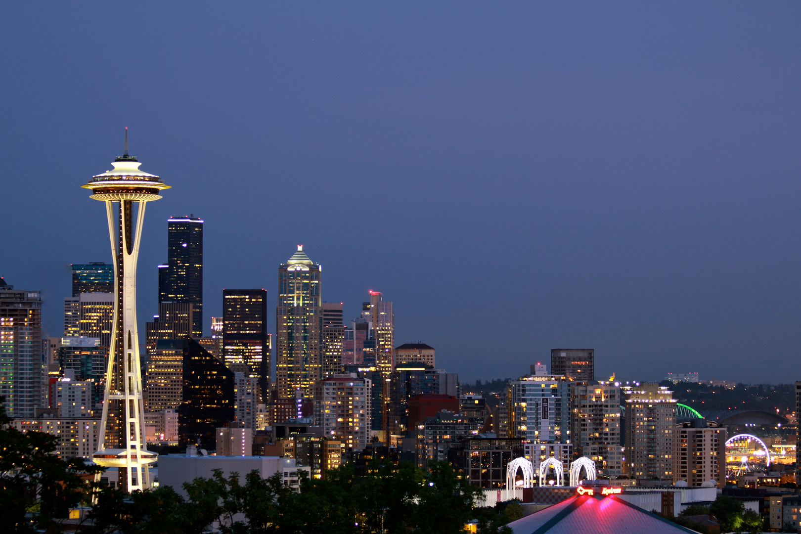 Space Needle, Seattle, Washington, USA 08/2015