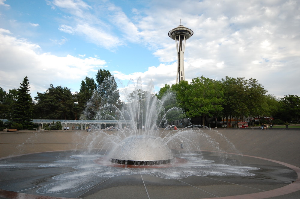 Space Needle und International Fountain