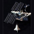 Space-Shuttle im Anflug auf die ISS