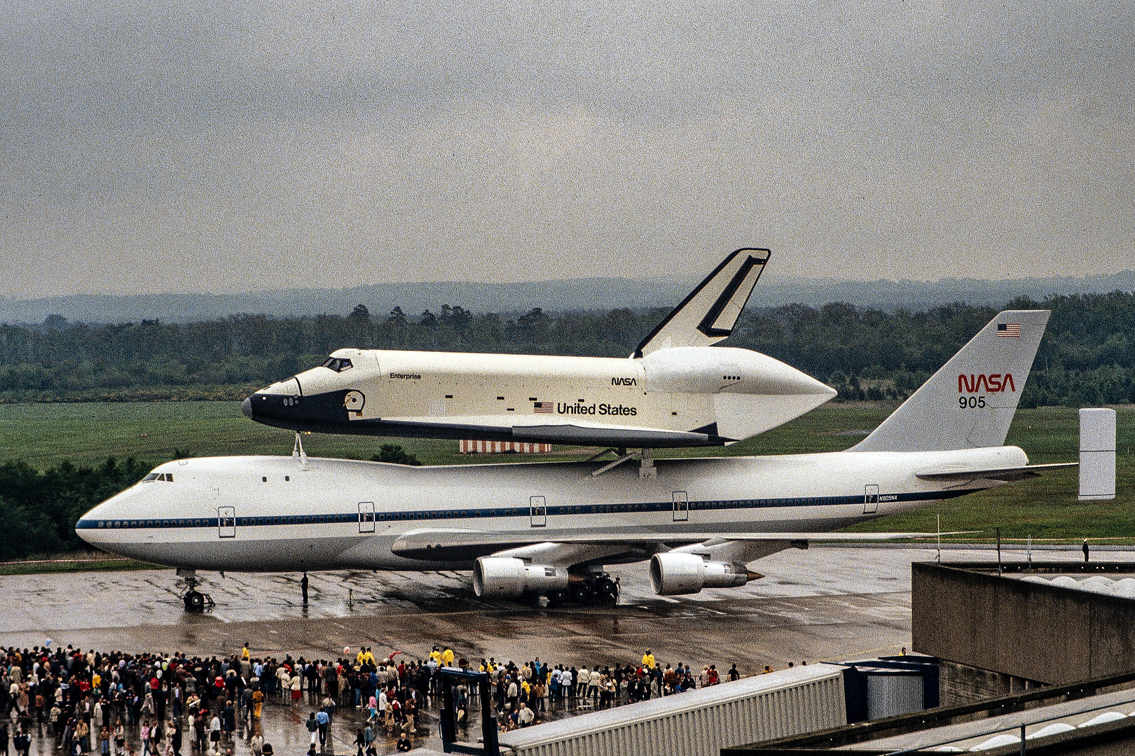 Space Shuttle-Landung Enterprice