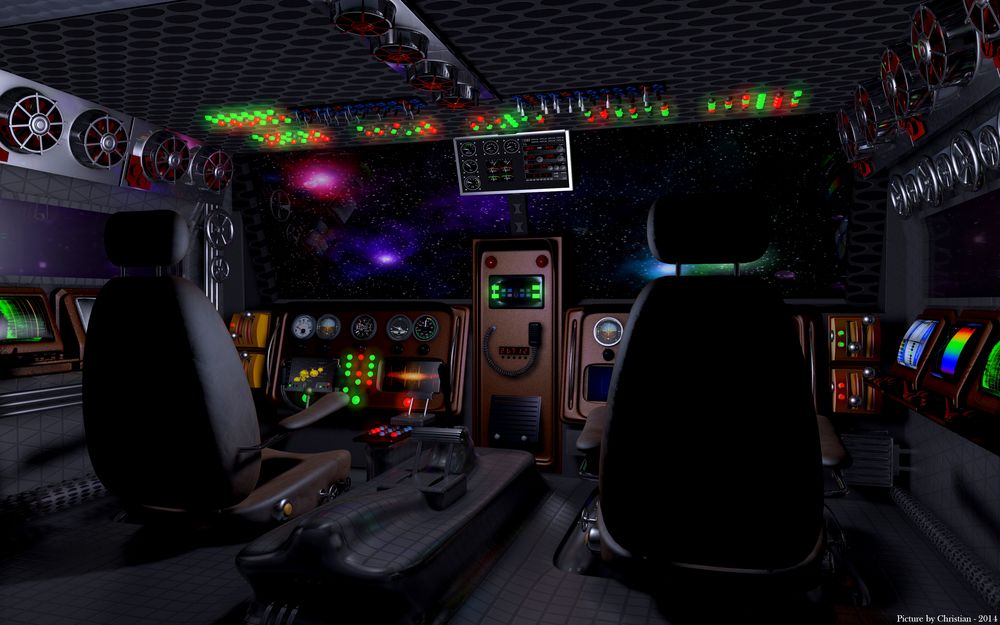 Spaceship Cockpit