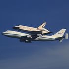 Spaceshuttle over San Francisco