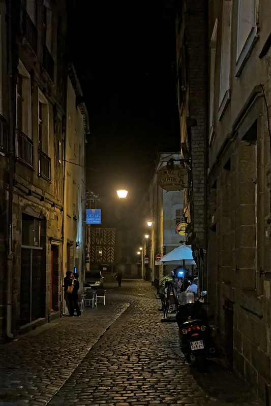 spät abends in Rennes