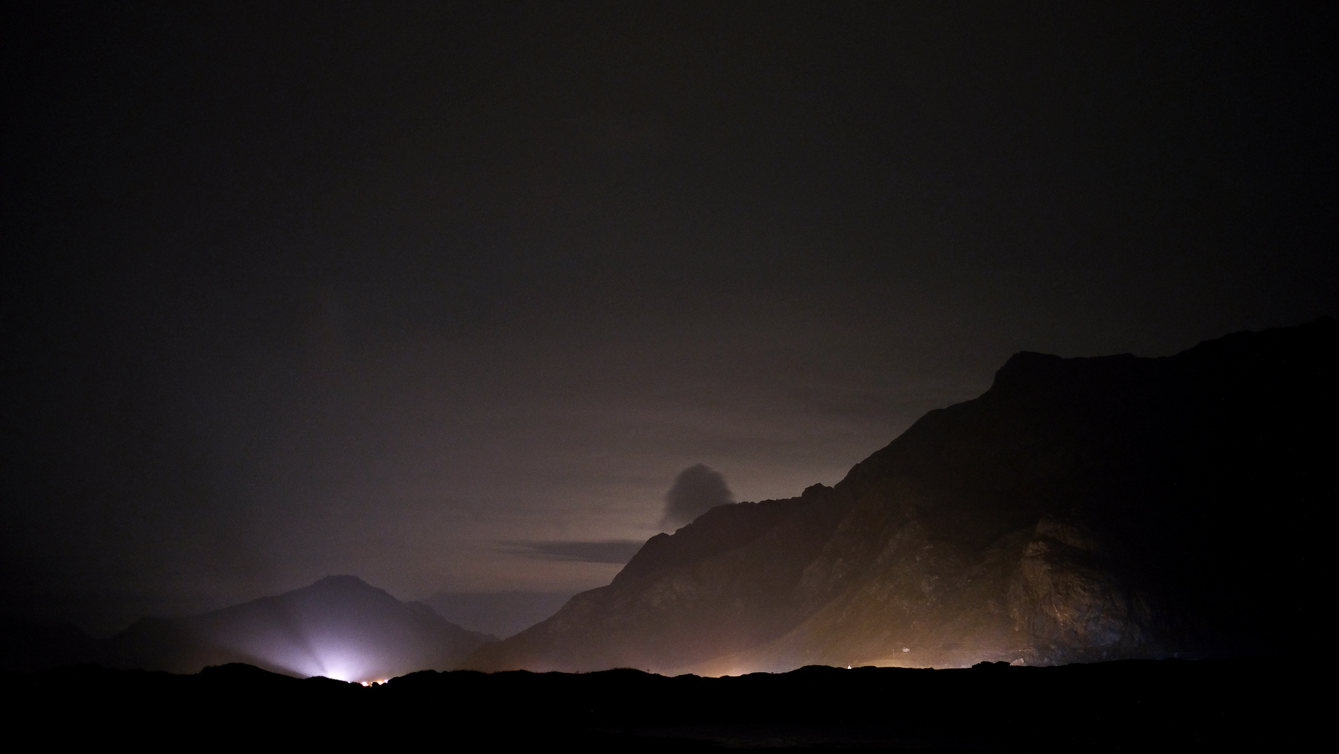 spät abends irgendwo auf den Lofoten 