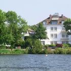 spät sommerliche Stimmung an der Alster in Hamburg