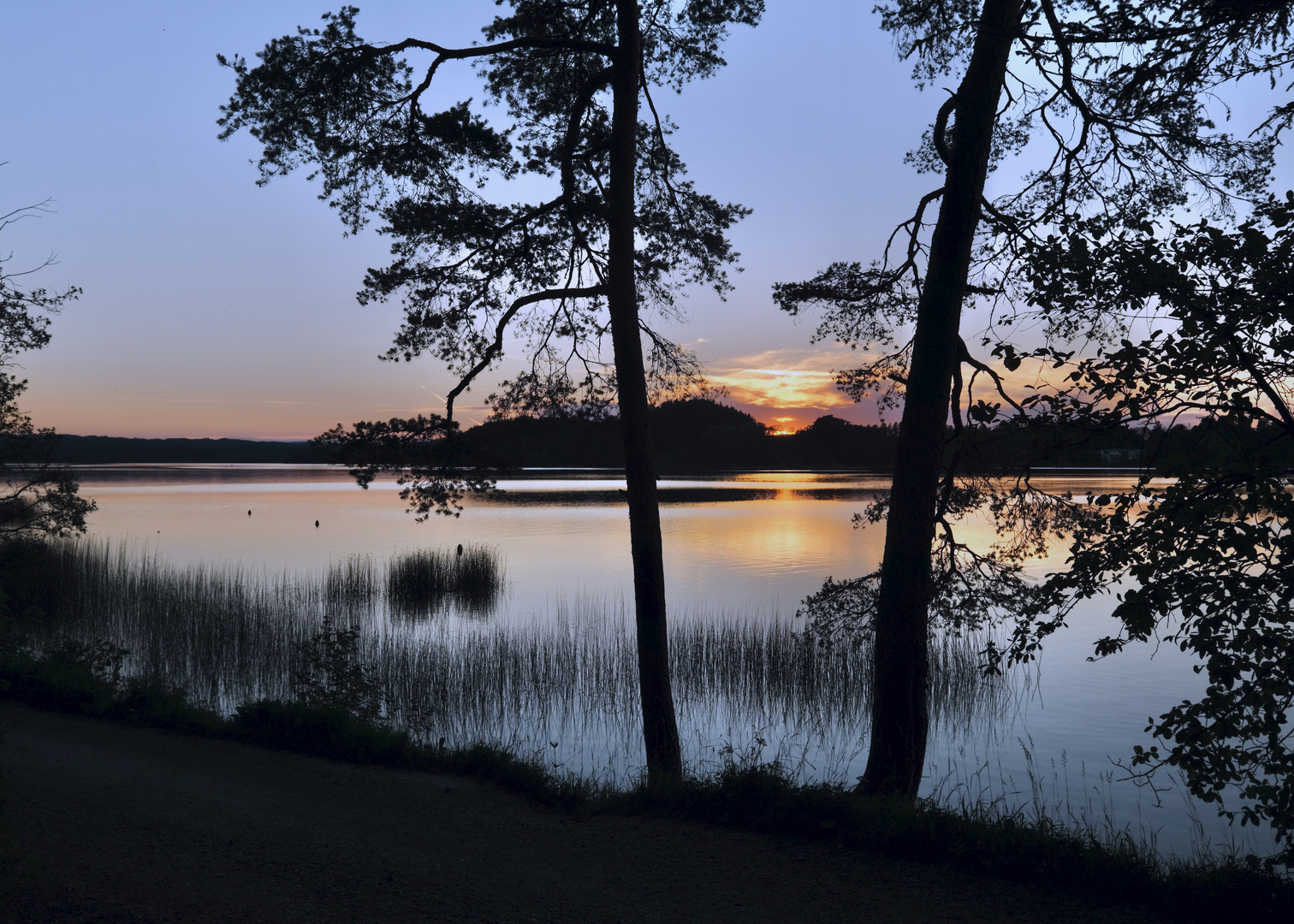 spätabends am Staffelsee