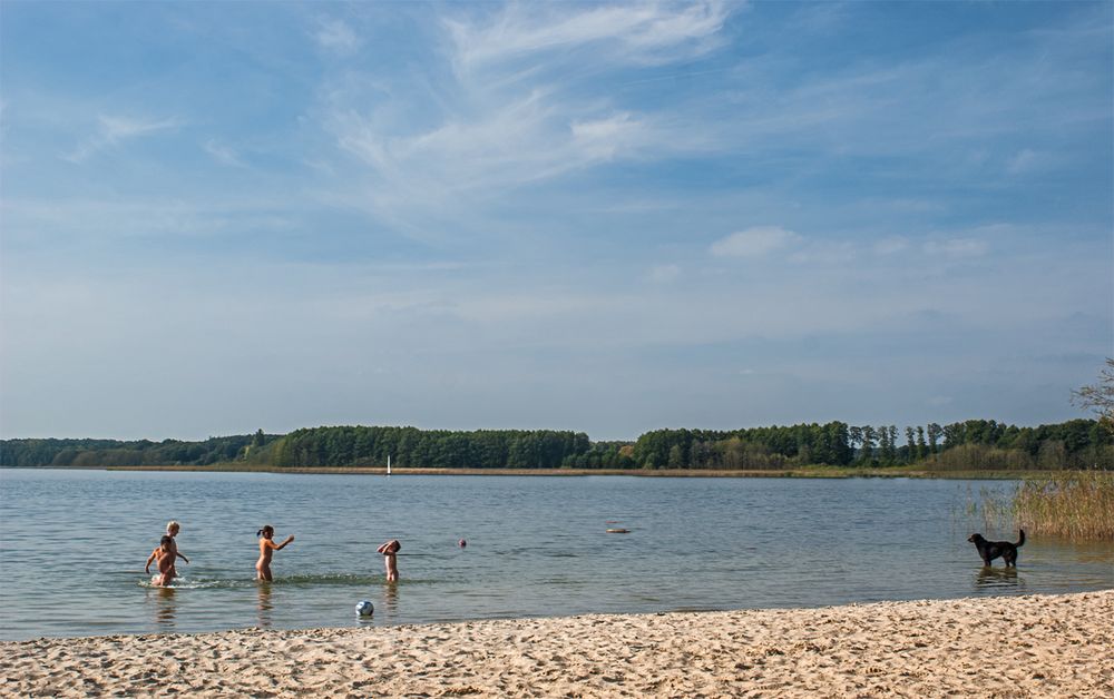 späte Badefreuden