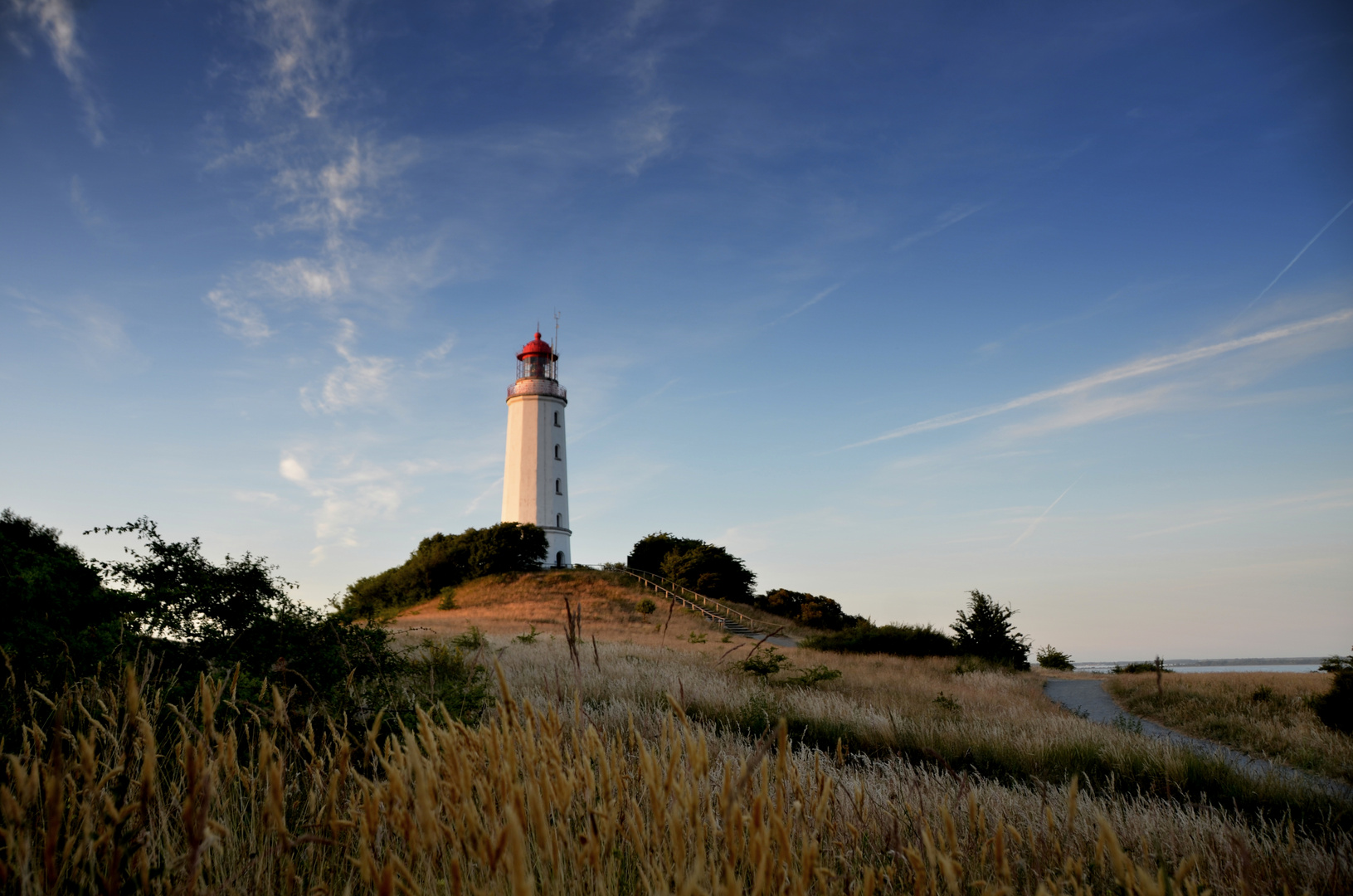 Später Abend am Leuchtturm