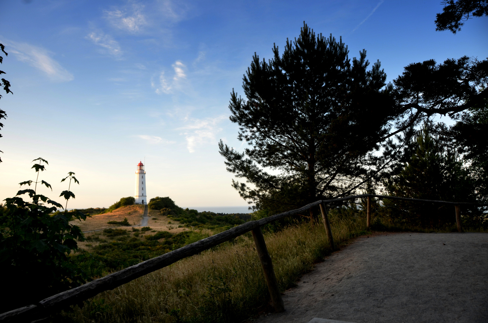 Später Abend am Leuchtturm