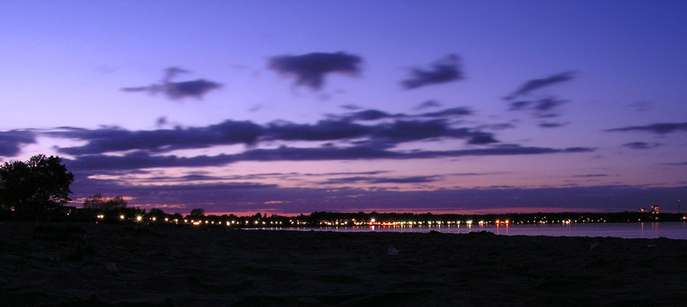 Später Abend an der Ostsee