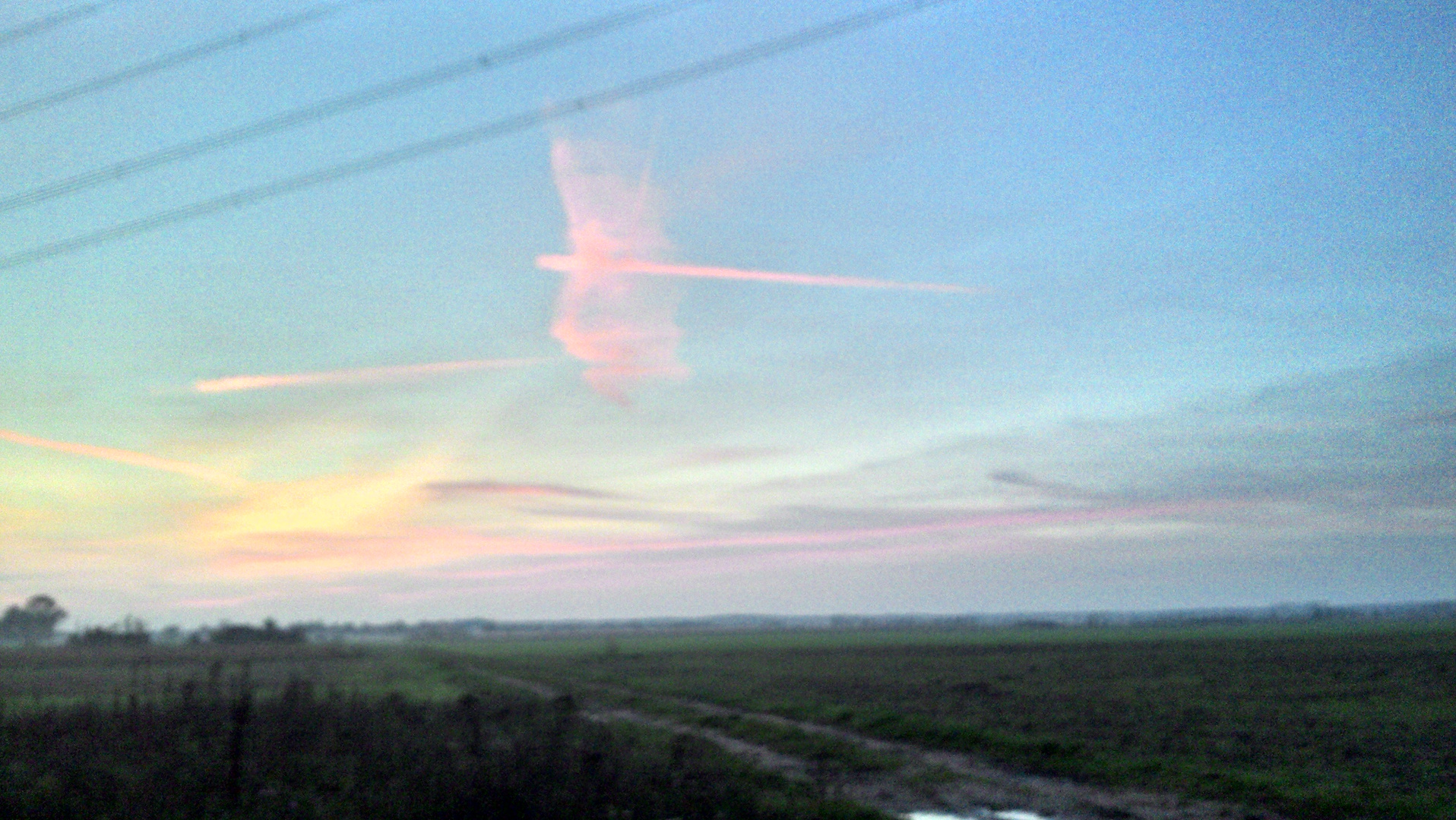 später im Feld