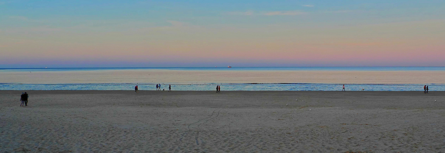 später Nachmittag an der Ostsee ...