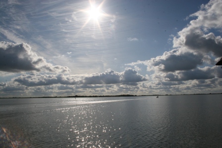 Später Nachmittag auf dem Jadebusen bei Dangast