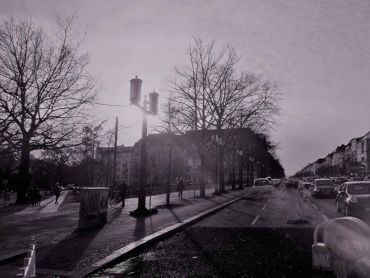 Später Nachmittag in der Berliner Bismarckstraße