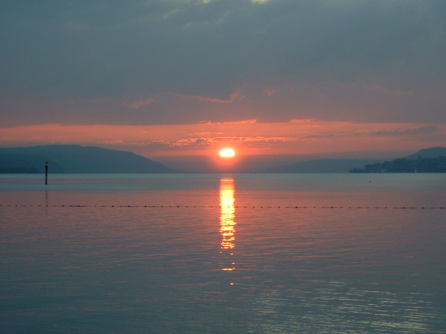 Später Sommerabend am Bodensee