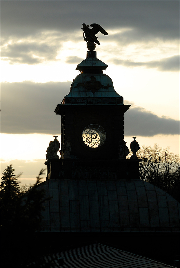 Spätes Licht über Sanssouci