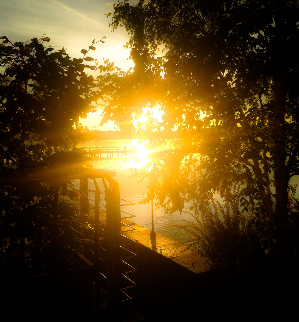 Spätes Sonnenlicht am Ende des Tages 2