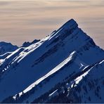 Spätes Spitzenlicht an der spitzen Speerspitze