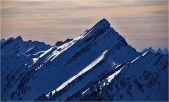 Spätes Spitzenlicht an der spitzen Speerspitze