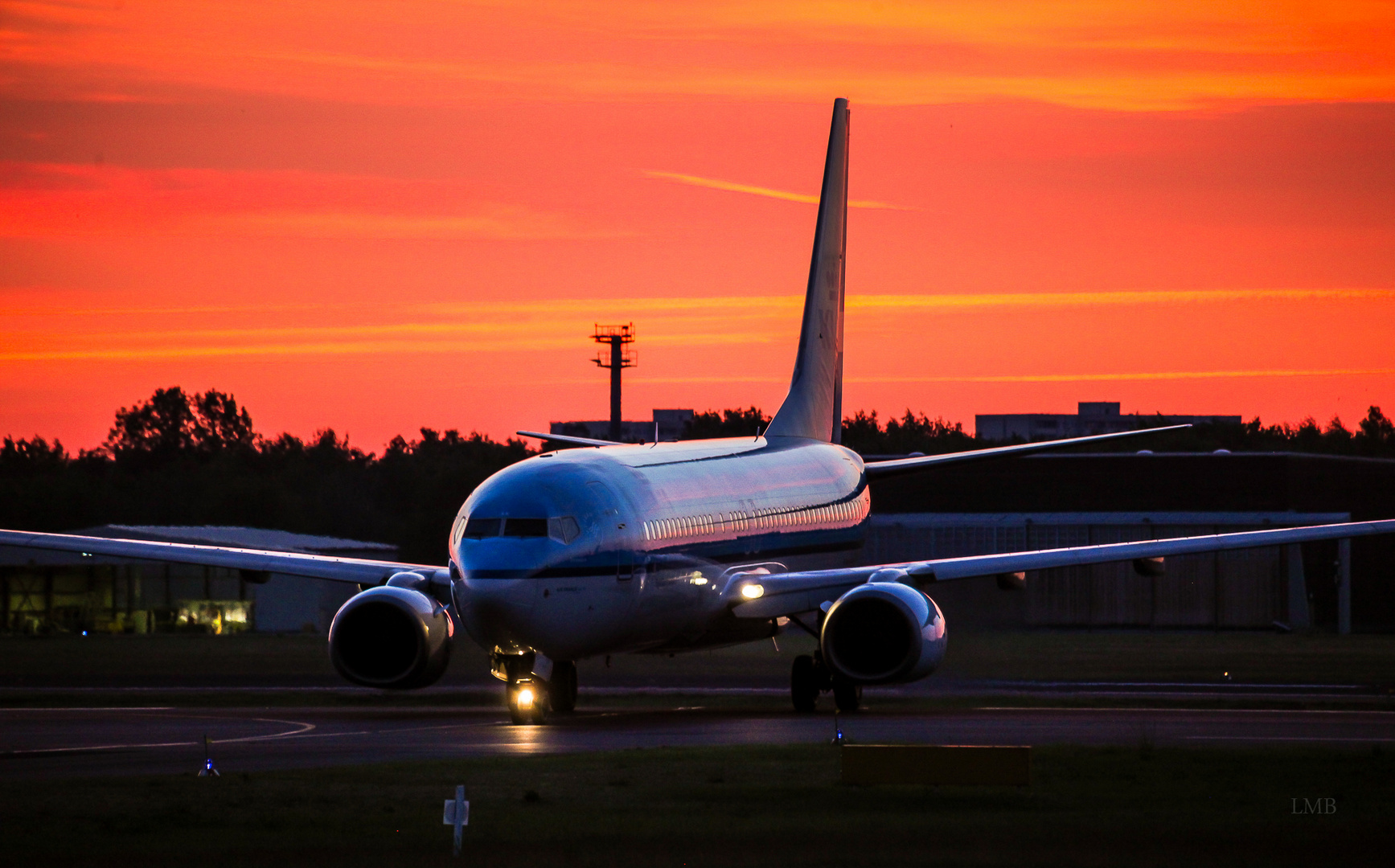 Spätflug aus Schiphol