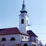 Spätgotische Pfarrkirche in Wien / Mauer .Dort wurde meine Mutter vor 97 Jahren getauft .