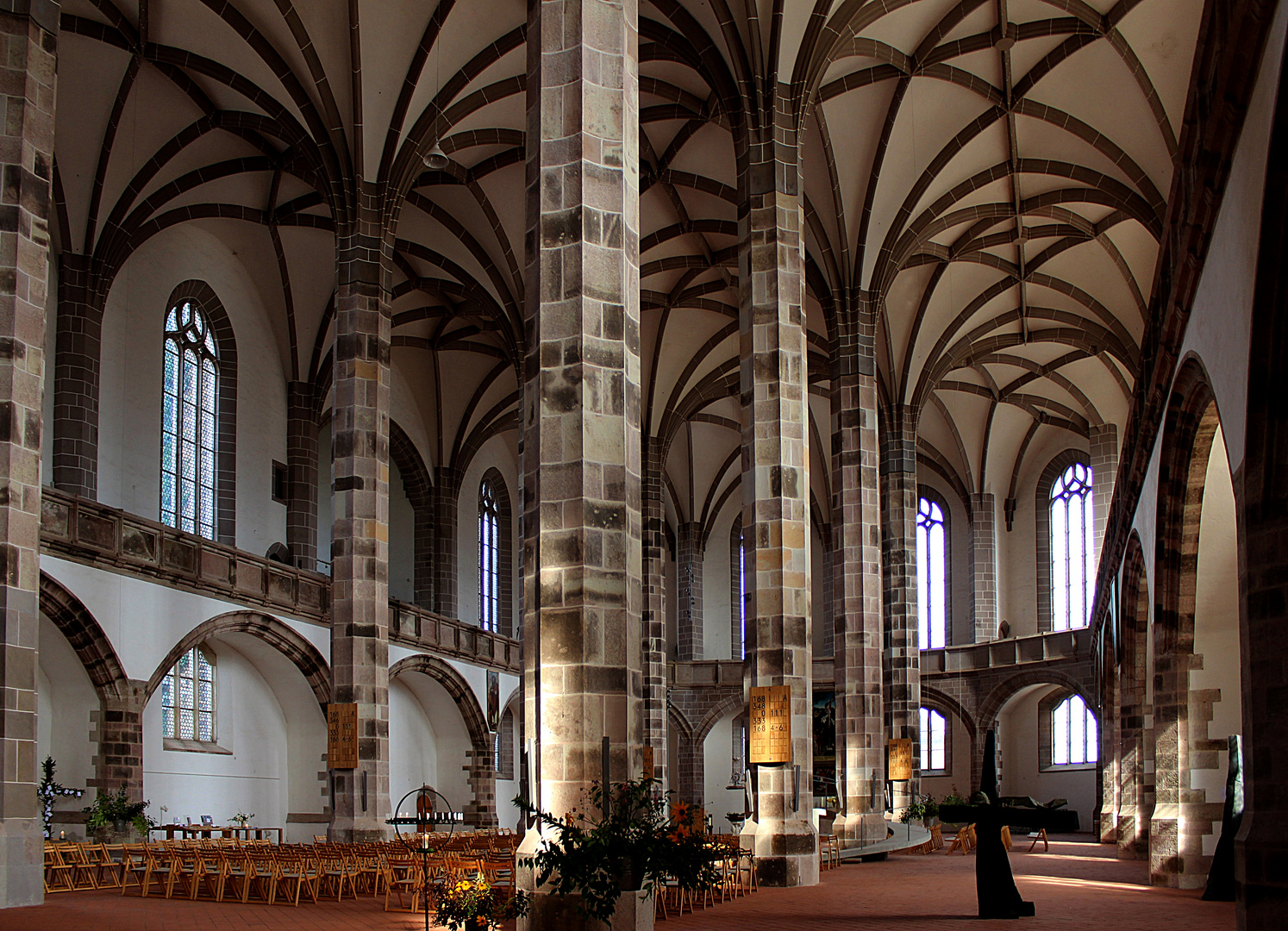 spätgotische St. Wolfgangskirche in Schneeberg