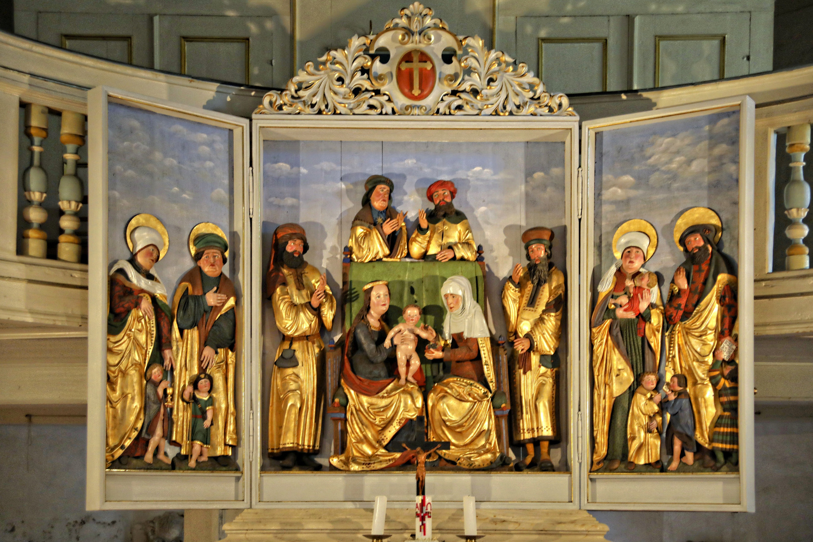 Spätgotischer Flügelaltar aus dem 15. Jhd.