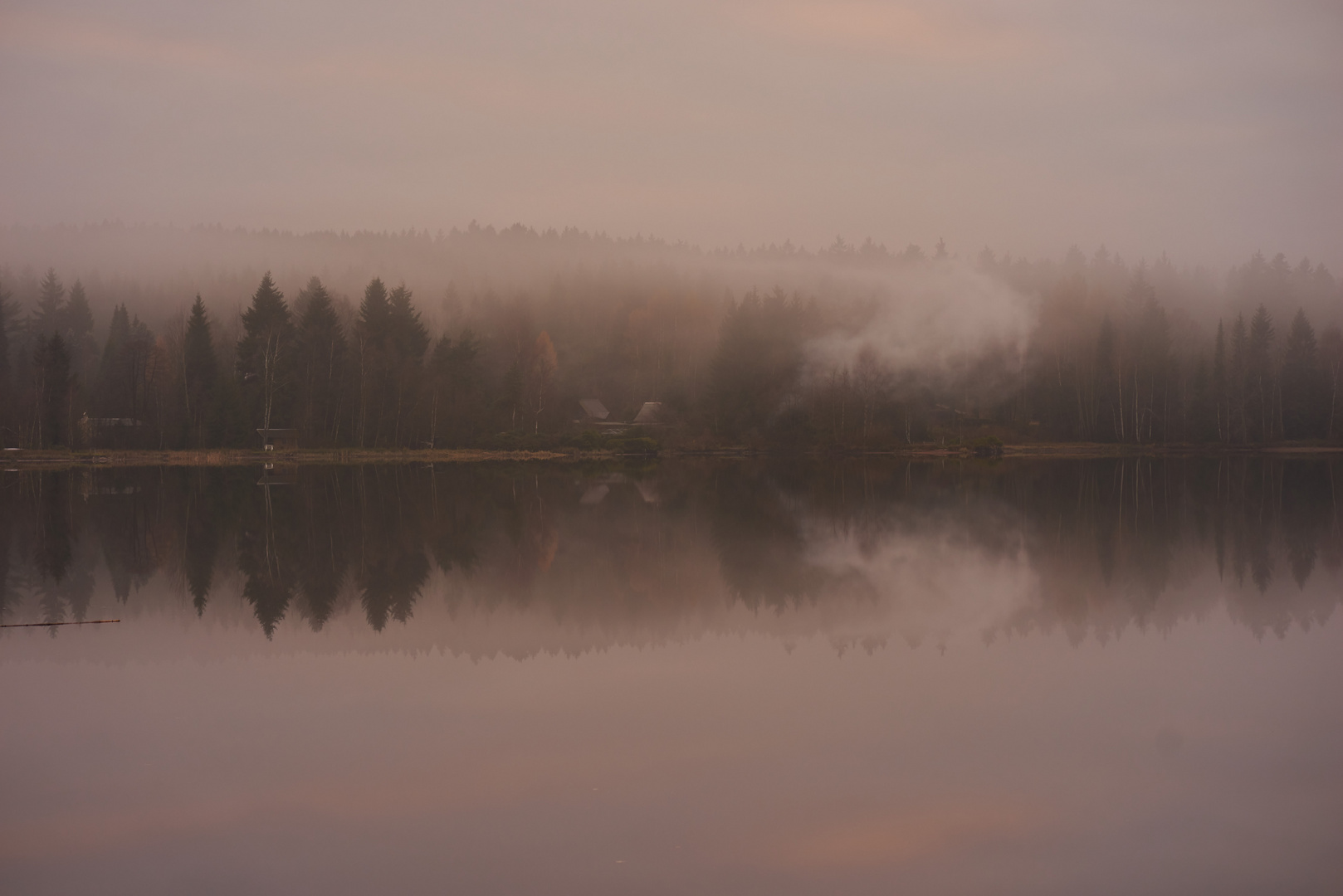 Spätherbst am Greifenbachstauweiher