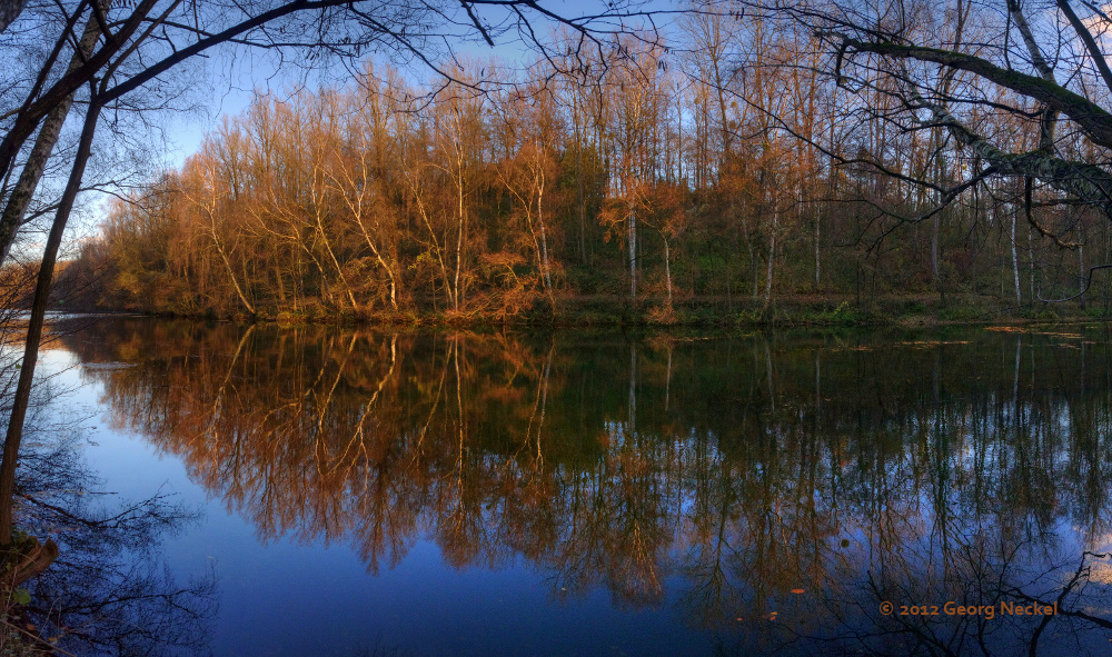 Spätherbst am Heider Bergsee