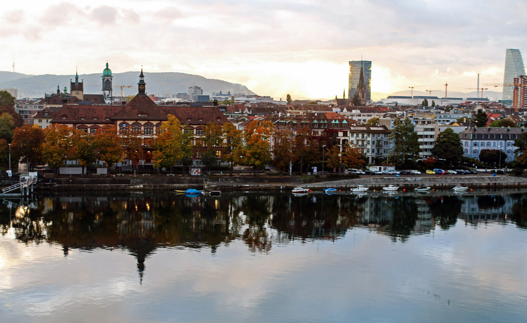 Spätherbst am Rhein