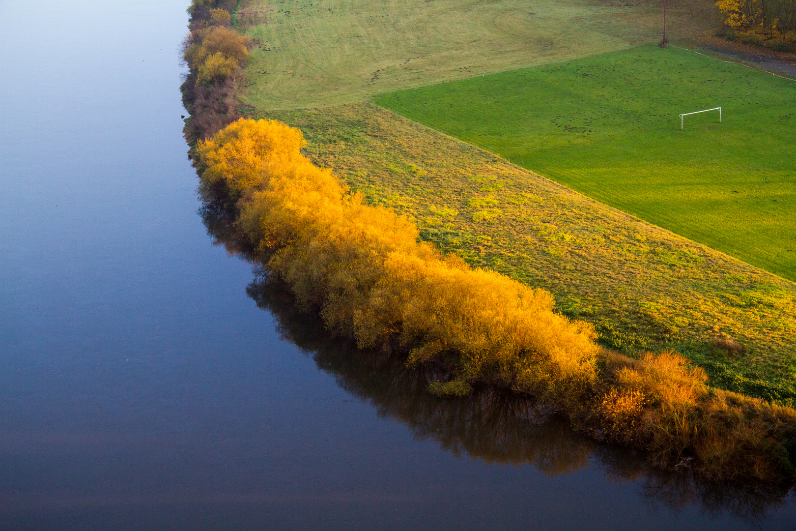 Spätherbst an der Oberweser