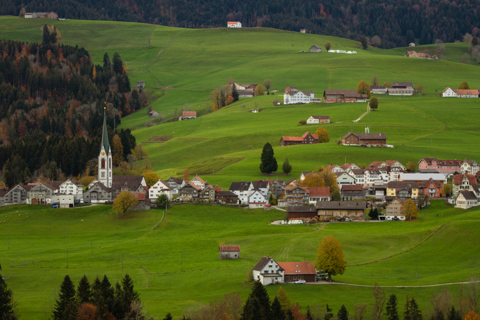 Spätherbst auf dem Lande Foto & Bild | architektur ...