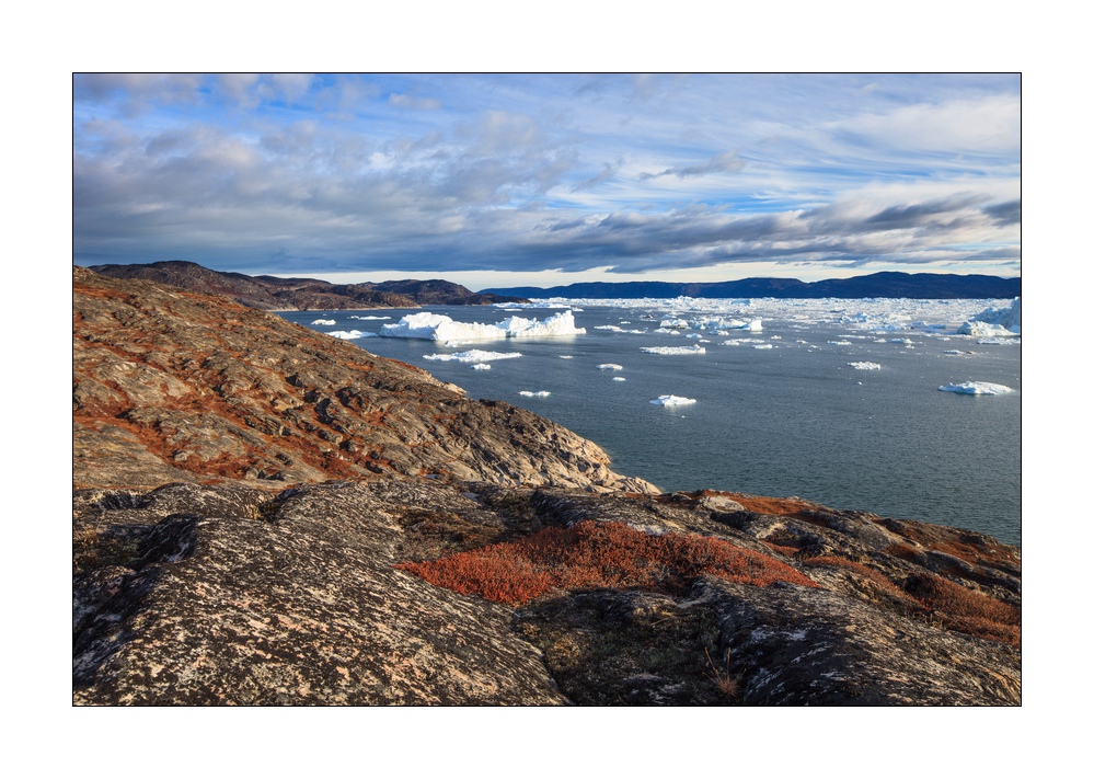 Spätherbst im Eisfjord von Ilulisat