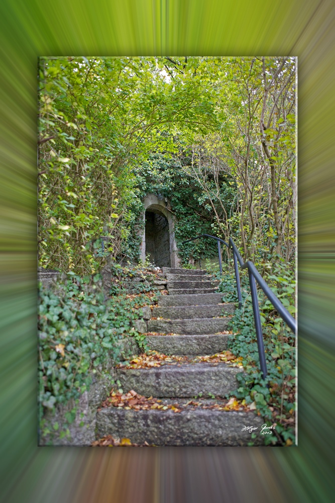 Spätherbst in der Oberpfalz / Burg Falkenberg.